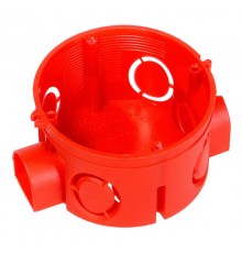 Коробка установочная безгалогенная (HF) 68х42 (224шт/кор) IP20  80-0500  Промрукав