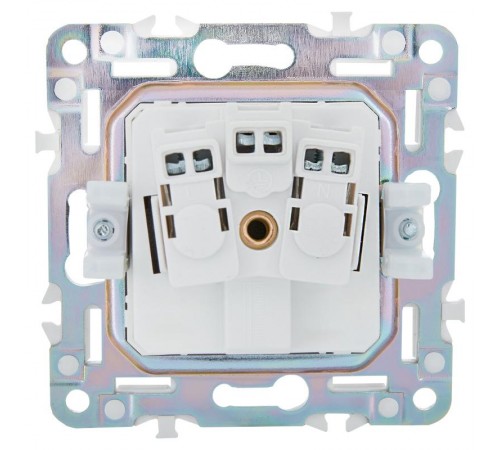 SKANDY Розетка с з/к без з/ш 16А SK-R05S серебряный  SK-R11-16-K23  IEK