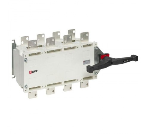 Рубильник-переключатель 1000A 4P c рукояткой управления для прямой установки PowerSwitch  pscs-1000-4  EKF