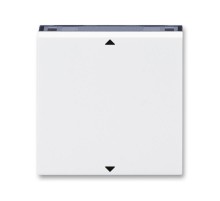 Управляющий элемент Busch-Jalousiecontrol®II ABB Levit с маркировкой белый / дымчатый чёрный  2CHH700110A4062  ABB