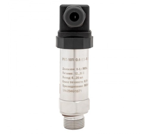 Преобразователь давления PRT-101 0-0,4 MПа M20х1,5 0,5%PRT-101-0.4-0.5-M20EKF