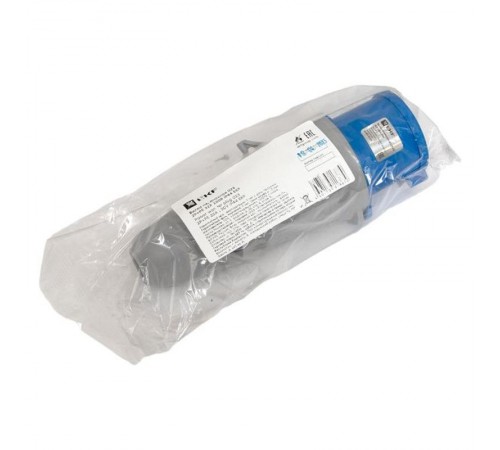 Вилка переносная 023 2Р+РЕ 32А 220В IP44 EKF PROXIMA  ps-023-32-220-PRO  EKF