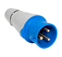 Вилка переносная 023 2Р+РЕ 32А 220В IP44 EKF PROXIMA  ps-023-32-220-PRO  EKF
