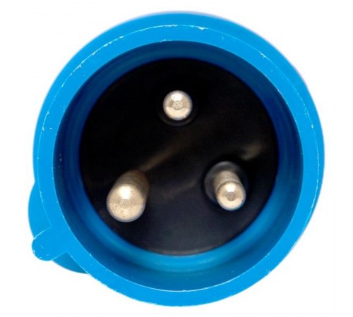 Вилка переносная 023 2Р+РЕ 32А 220В IP44 EKF PROXIMA  ps-023-32-220-PRO  EKF