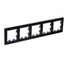 AtlasDesign Nature Черный Рамка 5-ая, натуральное стекло  ATN361005  SE