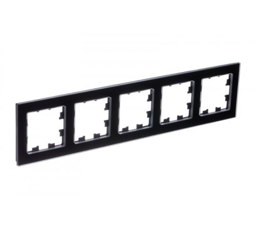 AtlasDesign Nature Черный Рамка 5-ая, натуральное стекло  ATN361005  SE