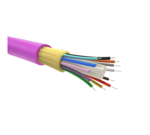 Кабель волоконно-оптический DT ОМ4,50/125 мкм,8 волокон в плотном буферном покрытии  RNDTIN5048LSMG  DKC