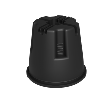 Держатель пластиковый X-образный для прутка D8-10 мм H100 мм с утяжелителем  DPPUX-H100-D8-10  КМ - профиль