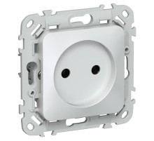 FLITE Розетка без заземления без шторок быстрозажимные клеммы 10А РС01-1-ФлЖ жемчуг  FI-R10-10-1-K36  IEK