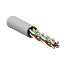 Кабель витая пара TERACOM PRO Cat.6 U/UTP 4 пары solid 23AWG нг(А)-HF серый упак. 305м  TRP-6UTP-04LSH-GY-IN3  EKF