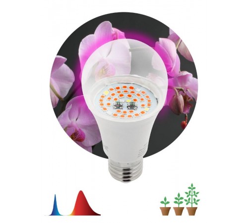 Светильник светодиодный для растений FITO-14W-RB-E27  Б0050602  ЭРА