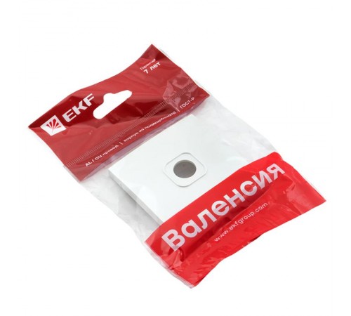 Валенсия лицевая панель розетки TV 1-местная 75Ом 5-862МГц жемчуг EKF PROxima   ESA00-L-027-50   EKF