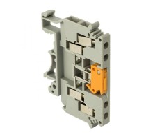 Колодка клеммная двойная измерительная JXB-4/35 тип K серая EKF PROxima  plc-jxb-2-4/35K-gy  EKF