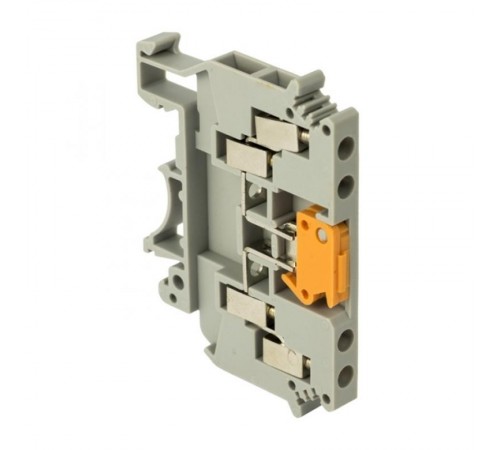 Колодка клеммная двойная измерительная JXB-4/35 тип K серая EKF PROxima  plc-jxb-2-4/35K-gy  EKF