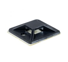 Площадка самоклеящаяся (40х40мм.) черная (100шт.)  plc-40x40-b  EKF