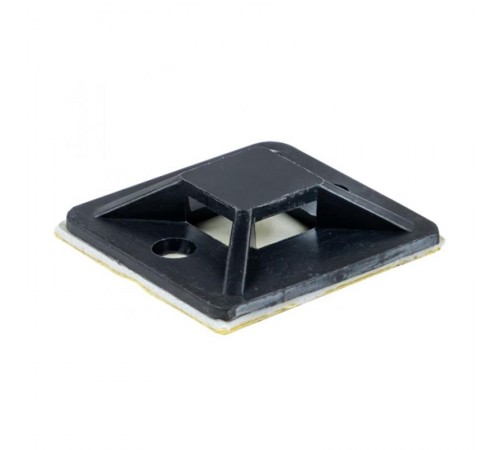 Площадка самоклеящаяся (30х30мм.) черная (100шт.)  plc-30x30-b  EKF