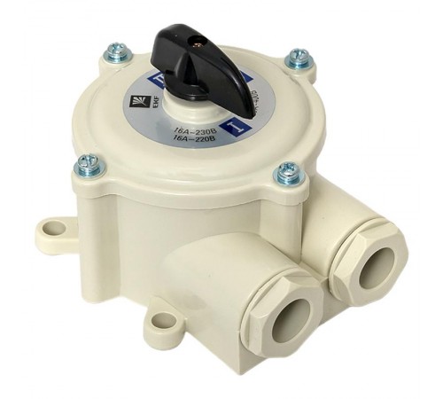 Пакетный  переключатель ПП 3-16/Н2 М2 пл. IP56 EKF PROxima  pp-3-16-4  EKF