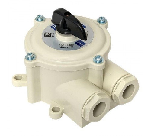 Пакетный  переключатель ПП 3-16/Н2 М2 пл. IP56 EKF PROxima  pp-3-16-4  EKF