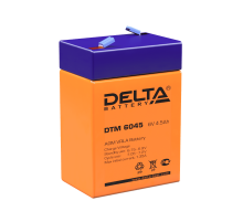 Акумуляторная батарея UPS серии DTM 6045  6В/4,5Ач  DTM 6045  DELTA
