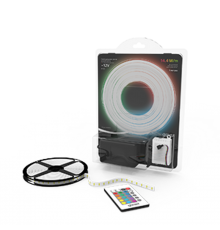 Лента светодиодная Комплект 5050/60-SMD 14,4W 12V DC RGB IP20 (блистер 5м) 1/50  312000415  Gauss