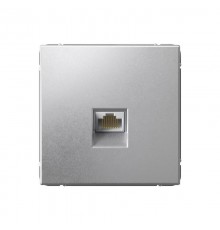 ArtGallery Алюминий Розетка компьютерная RJ45, кат. 5е, механизм  GAL000383 SE