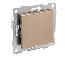 Ugra Выключатель 1кл. самовозвратный, СУ , 10А, 250В, шампань  С11В6-027  GUSI Electric