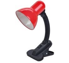 Светильник светодиодный настольный 1001 на прищепке Е27 красный  LNNL1-1001-2-VV-40-K04  IEK