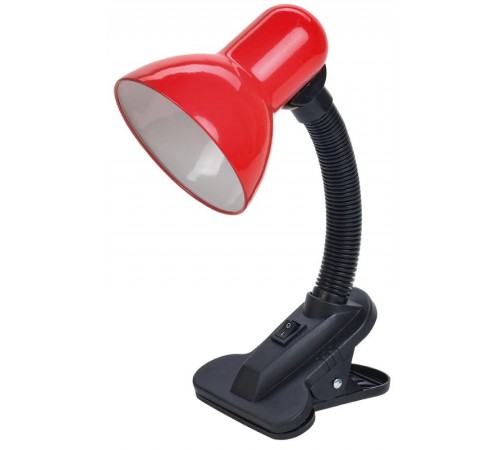 Светильник светодиодный настольный 1001 на прищепке Е27 красный  LNNL1-1001-2-VV-40-K04  IEK