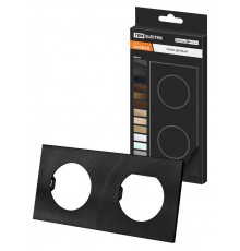 Рамка двойная агат, алюминий, текстурированный, "Байкал"   SQ1819-0256  TDM