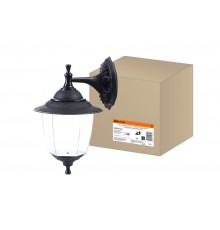 Светильник садово-парковый Прага Эл-11-71-1 60 Вт Е27 настенный вниз черный, прозрачный плафон TDM  SQ0330-0525  TDM