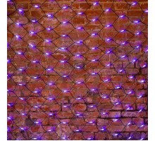 Гирлянда "Сеть" 2x3м, черный КАУЧУК, 432 LED Белые/Синие  217-123  NEON-NIGHT