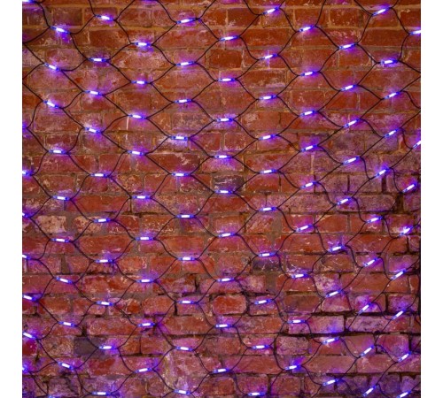 Гирлянда "Сеть" 2x3м, черный КАУЧУК, 432 LED Белые/Синие  217-123  NEON-NIGHT