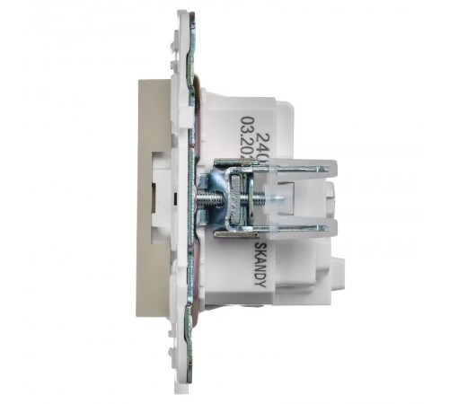 SKANDY Розетка с з/к без з/ш 16А SK-R05B бежевый  SK-R11-16-K10  IEK