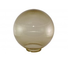 Рассеиватель для садово-паркового светильника шар ПММА 400 мм золотой призма (байонет 145 мм)  SQ0321-0241  TDM