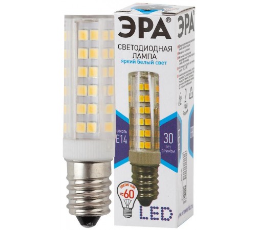 Лампа светодиодная LED 7Вт Е14 4000К СТАНДАРТ smd T25-7W-CORN-840-E14  Б0033025  ЭРА