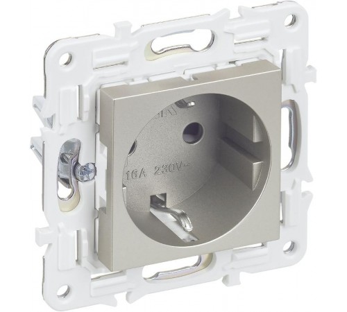 SKANDY Розетка с з/к/ш 16А SK-R04Sh шампань  SK-R14-16-K37  IEK