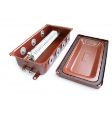 Коробка распределительная монтажная КМ 65-20 УХЛ1,5 IP65 металлические заглушки  zeta30326  ГОФРОМАТИК