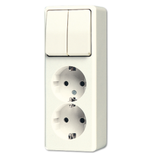 розетка+выключатель  625A  Jung