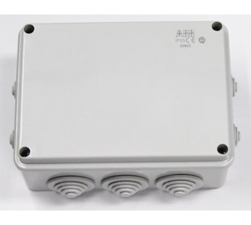 Коробка распределительная герметичная с вводами IP55 153х110х66мм ШхВхГ  00822  ABB