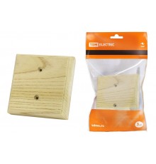 Накладка на бревно деревянная универсальная НБУ 1П 95х95 мм, сосна  SQ1821-0257  TDM