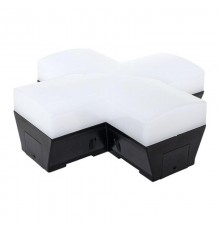 Коннектор фигурный для светодиодных линейных светильников ДБО-X черный 12Вт 4000К IP20 LUMA  LBL-X-12-B-4000  EKF