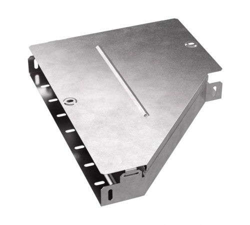 Переходник левый с крышкой Стандарт 400х200х50   PR16.0682  Промрукав