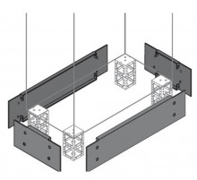 Фланец цоколя 200х500мм ВхШ, 2 шт.  ZN5002  ABB