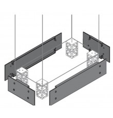 Фланец цоколя 200х500мм ВхШ, 2 шт.  ZN5002  ABB