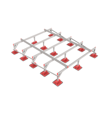 Опорная конструкция для установки оборудования TECHNORAPTOR LIGHTFOOT 2500х3000 тип 3  KM-TR-LTF-SSEI-2500-3000-3  КМ - профиль