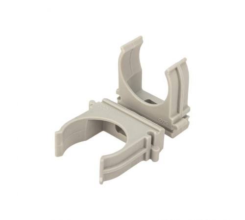 Крепеж-клипса для трубы  25 мм серая (10 шт./уп.)  28-0125-4  Rexant