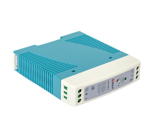 Блок питания на дин рейку 20Вт,Uвх ~ 220 В AC m, Uвых - 24 В DC постоянного тока DR-M-20W-24 EKF