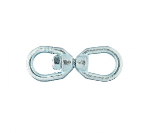 Вертлюг петля-петля оцинк. 8мм (1 шт) - ярлык ( 0,165 кг)  112753  Tech-KREP