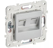 SKANDY Роз. комп. 2-ая RJ45 кат.5E SK-K03S сереб.  SK-K20-1-K23  IEK