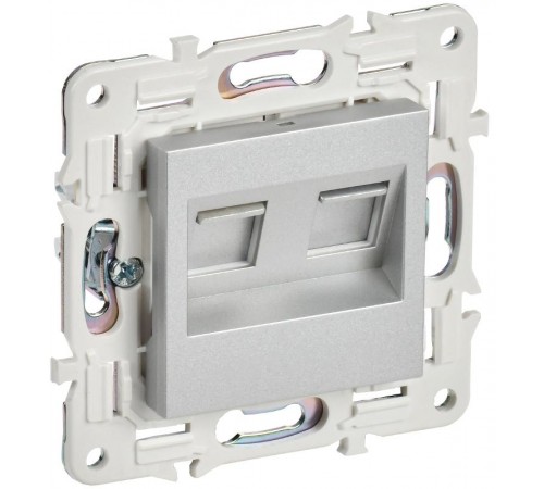 SKANDY Роз. комп. 2-ая RJ45 кат.5E SK-K03S сереб.  SK-K20-1-K23  IEK